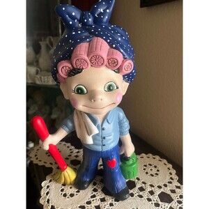 Vintage 70s Atlantic Mold “Helga the Cleaning Lady”